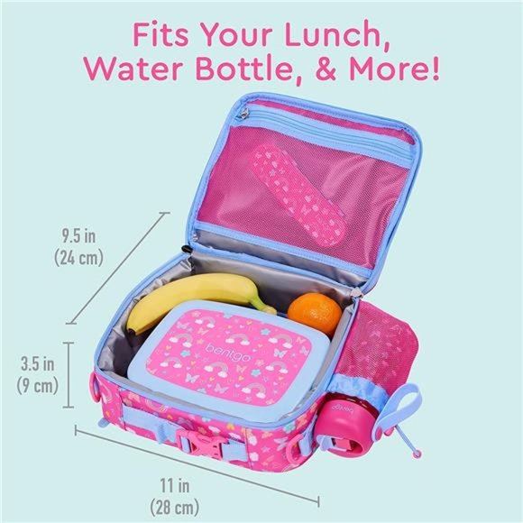 Bentgo Kids Lunch Bag - Durable, Double Insulated, Water-Resistant Fabric - Picture 3 of 5